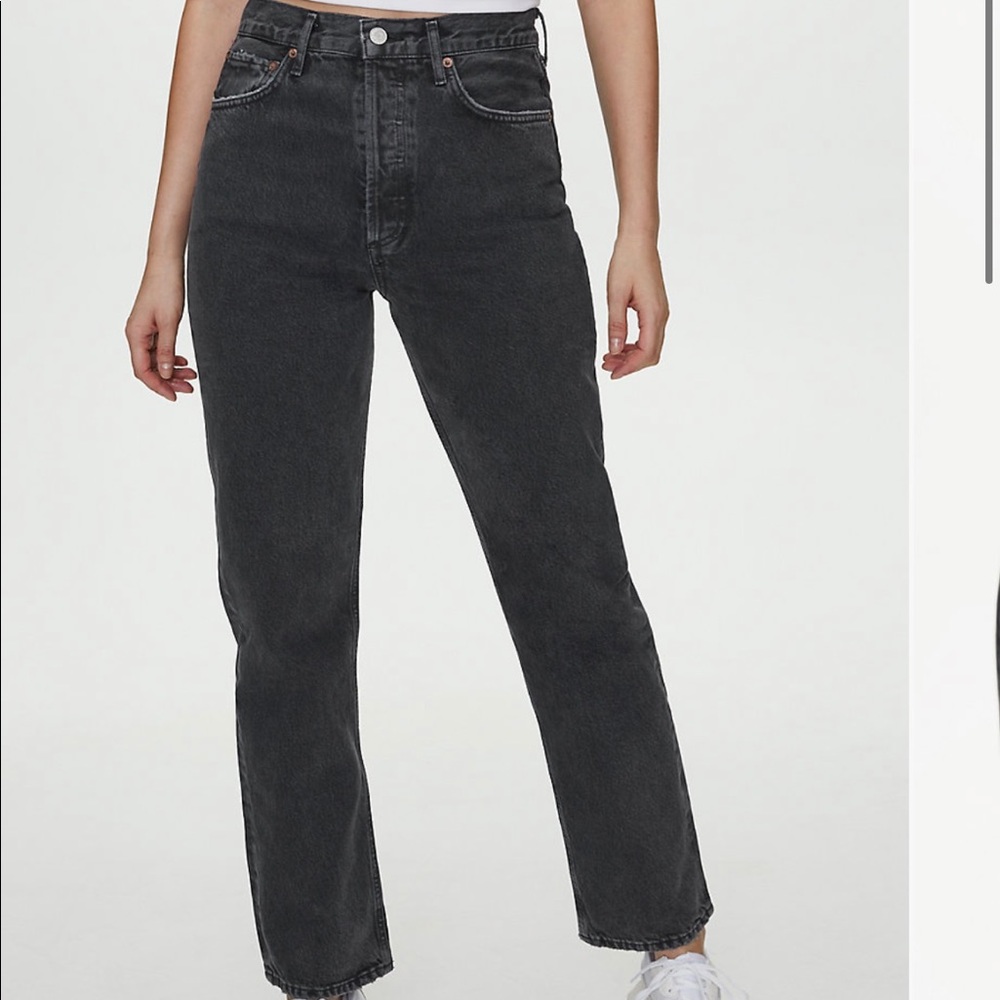 90s pinch AGOLDE black jeans